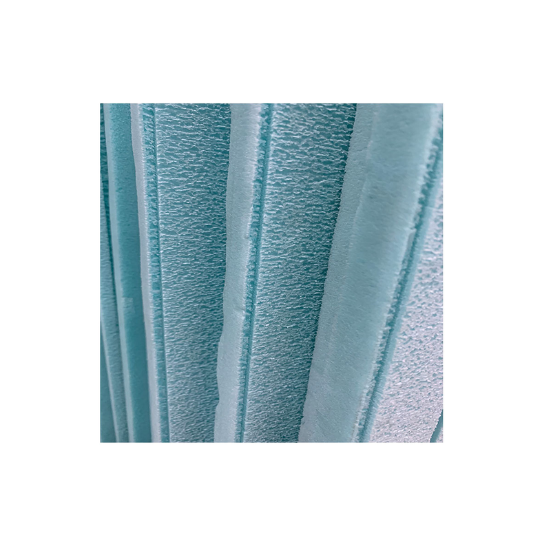 Polyester thermal insulation 2.5mx60cmx5cm blue/green-null