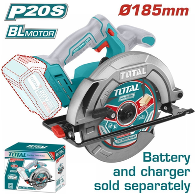 Total δισκοπρίονο 20v με σύστημα αναρρόφησης (tsli1851), , medium