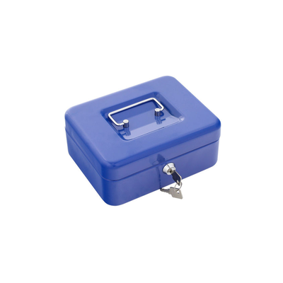 Coin cash blue h9xl30xp24 cm, Blue, medium