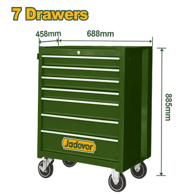 Roller cabinet 7 drawers jadever, , medium