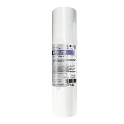 Pure polypropylene filter 10 - 1 micron