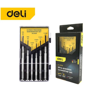 Deli tools clock precision screwdrivers 6pcs, , medium