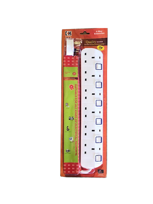 Ck plug ext. 6 way 2 mtr