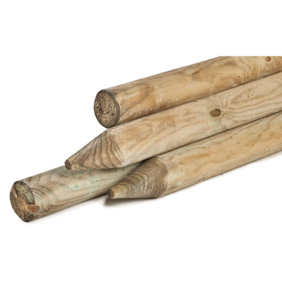 Showood round post 4x150cm, , medium