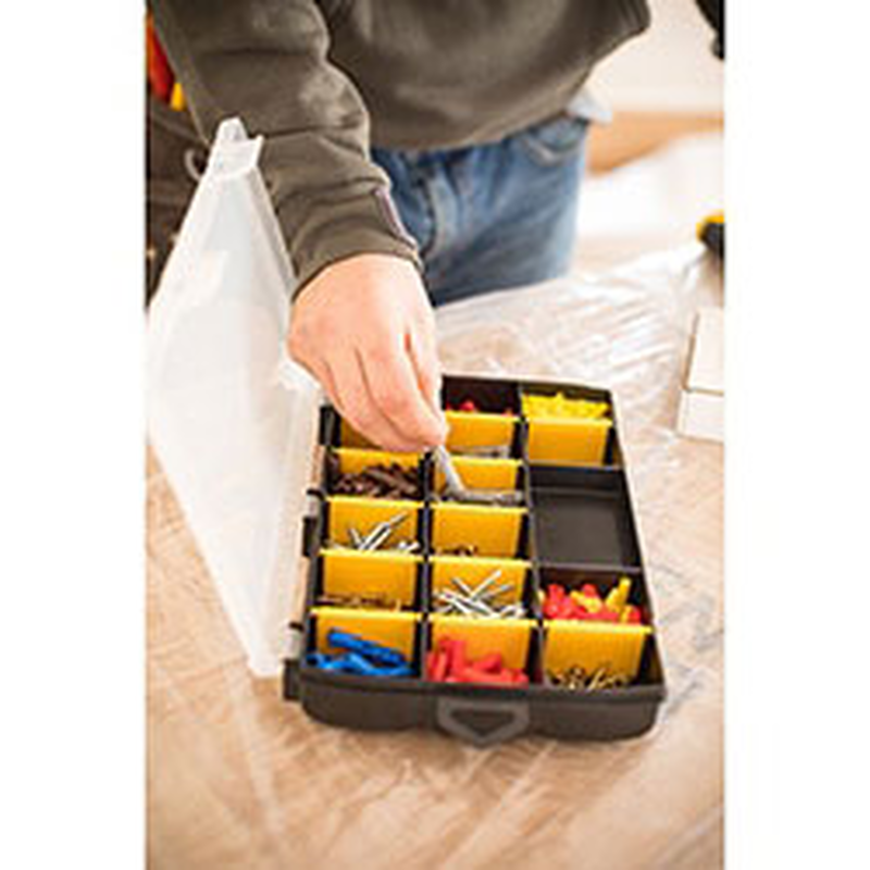 Stanley stst81680-1 organiser 17 compartment 27.2x18.9x4.6cm, , medium-null