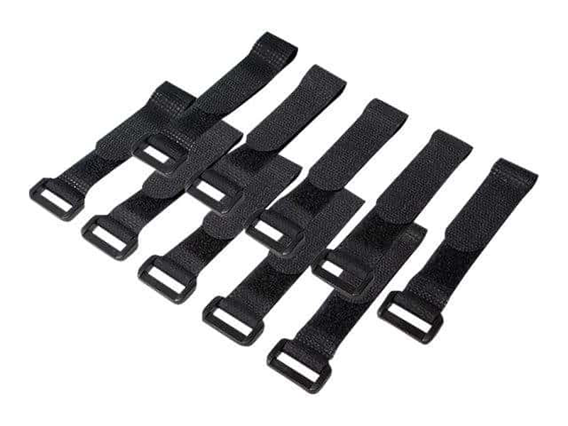 Product image: Logilink wire strap set with velcro/cable strap 15 cm black (pack of 10) kab0056, , medium-null