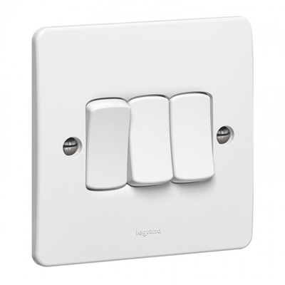 Legrand synergy switch 3 gang 2 way, , medium