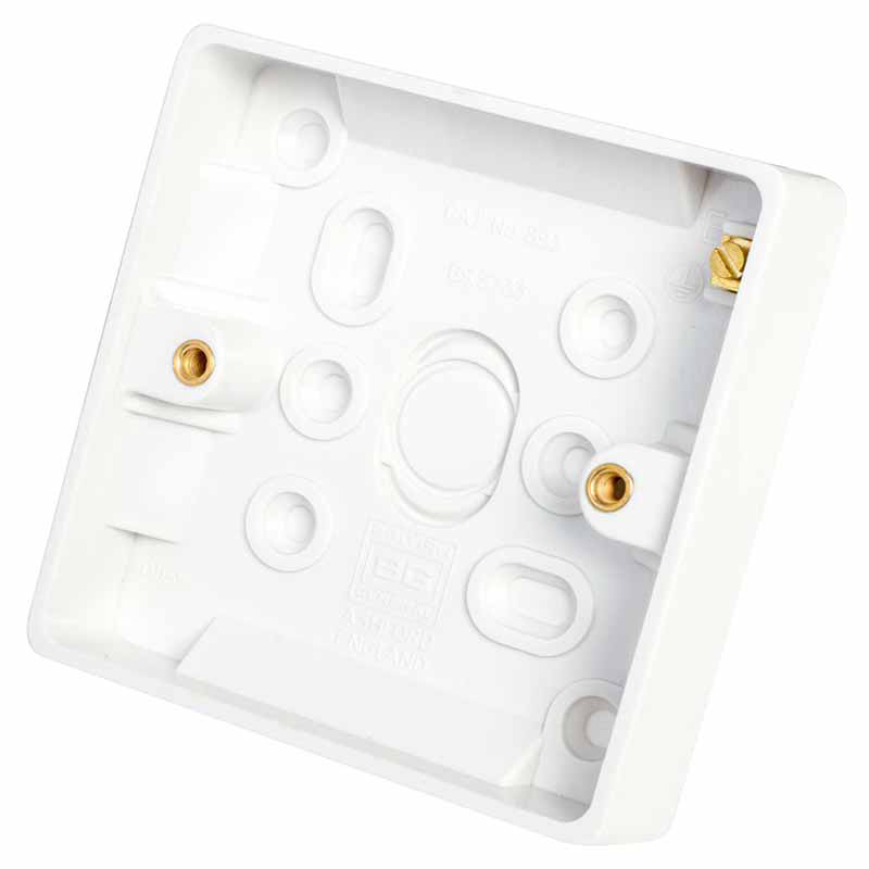 Bg nexus 893 1 gang mounting box 19mm, , medium-null