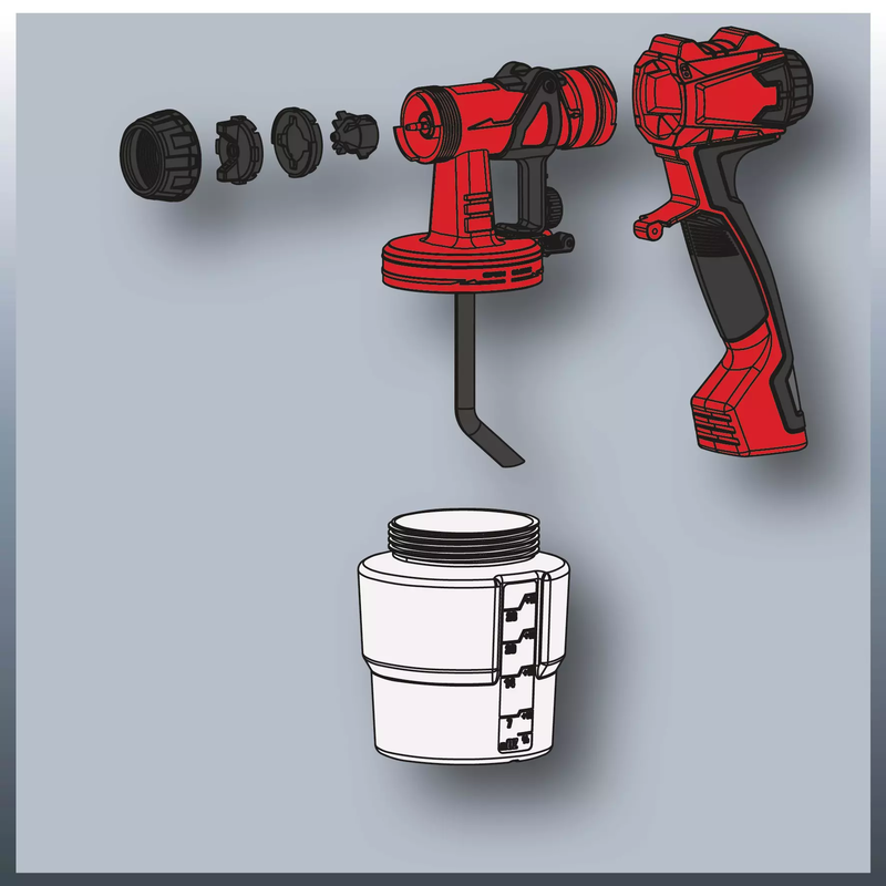 Einhell paint spray system 1kw 1l, , medium-null