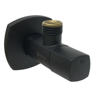 Angle valve matt black 1/2x3/8, , medium