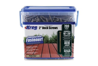 Kreg sdk-c2w-700 - protec-kote deck screws 51mm (700 pcs) (170321), , medium