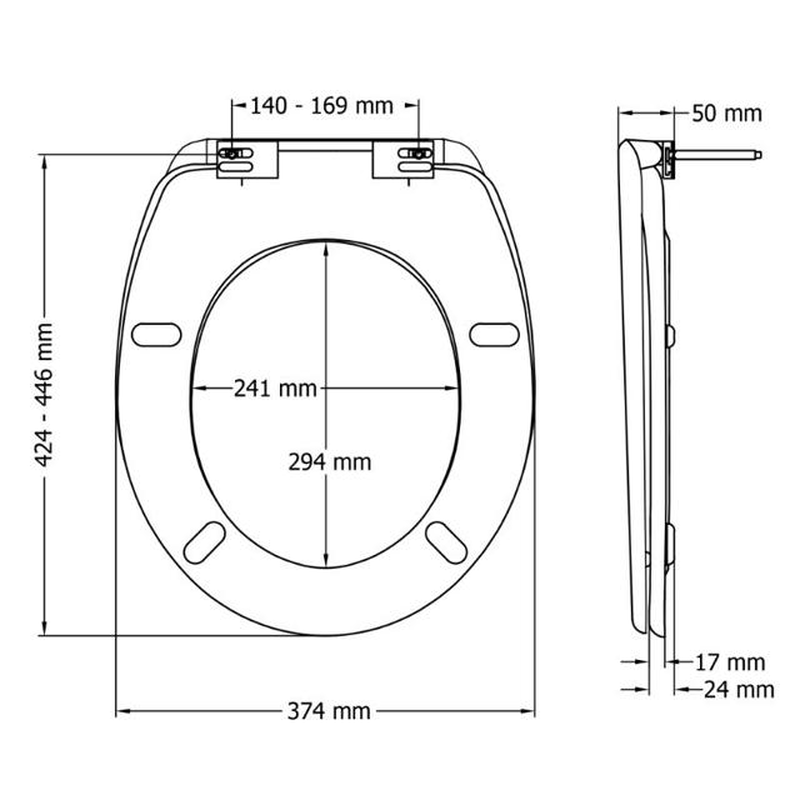 Bemis modica toilet seat, , medium-null