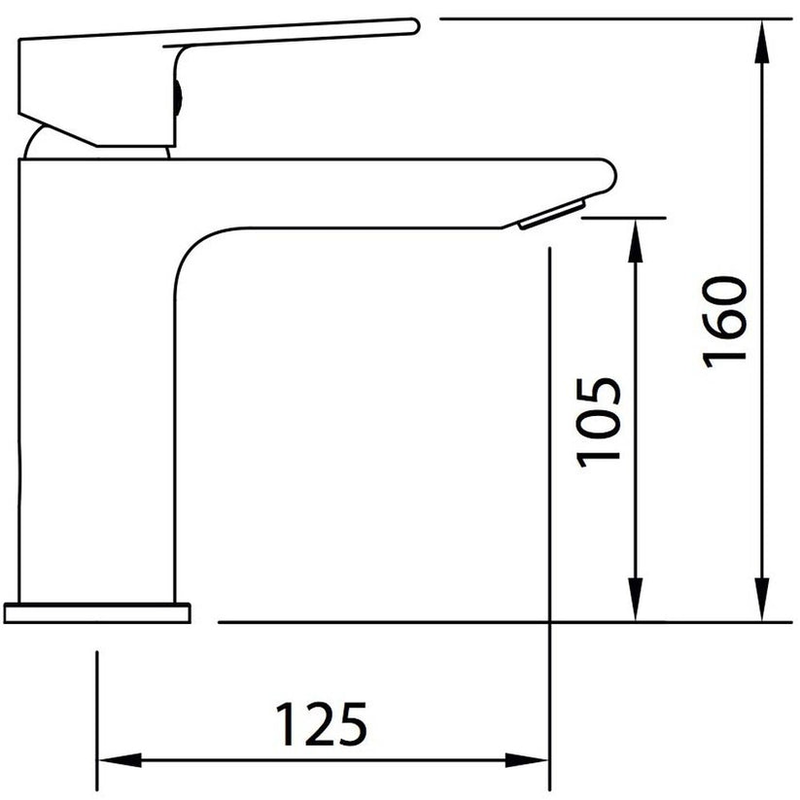 Agora xtreme basin mixer, , medium-null