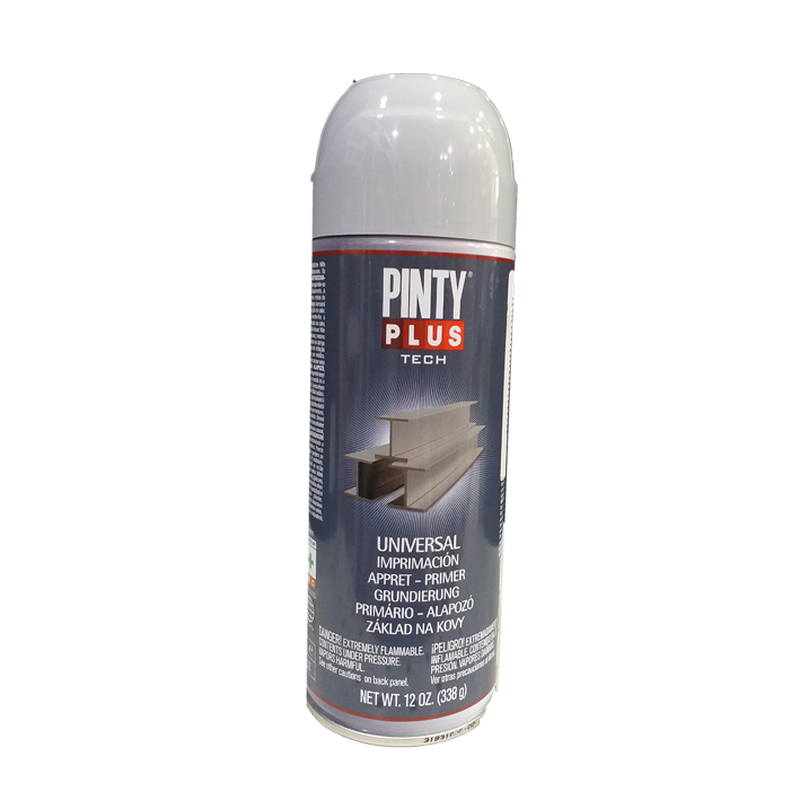 Acrylic paint spray metal primer grey 400ml pinty plus, , medium-null