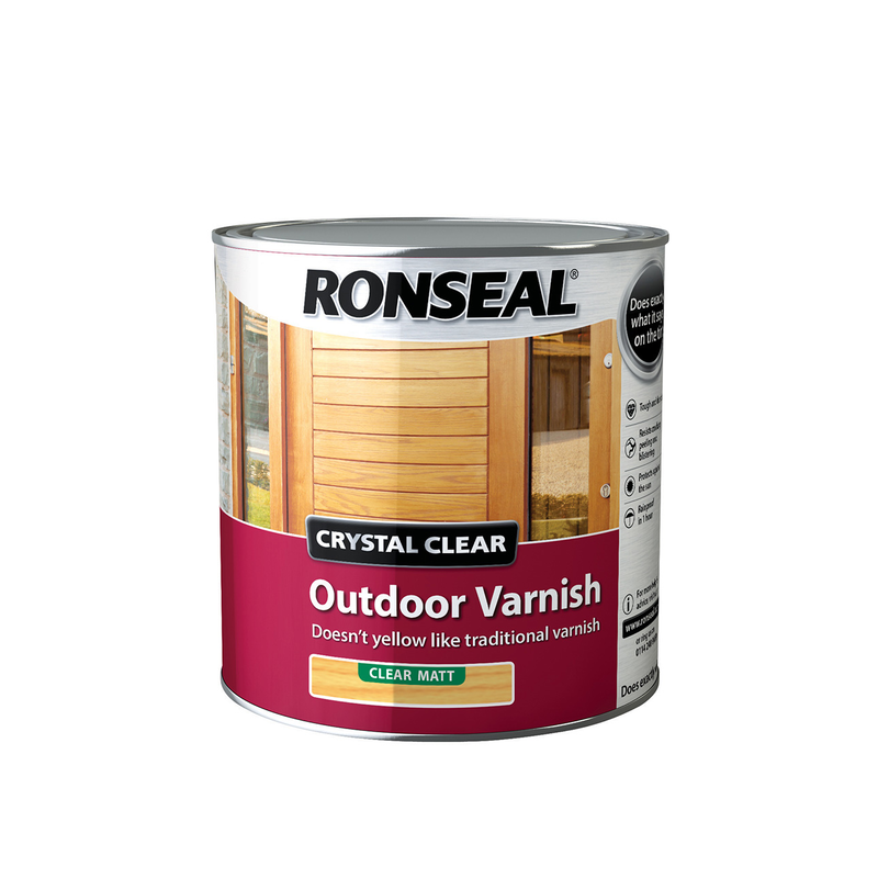 Product image: Ronseal® βερνικι εξωτερικου χωρου crystal clear - matt 0.75l, , medium-null