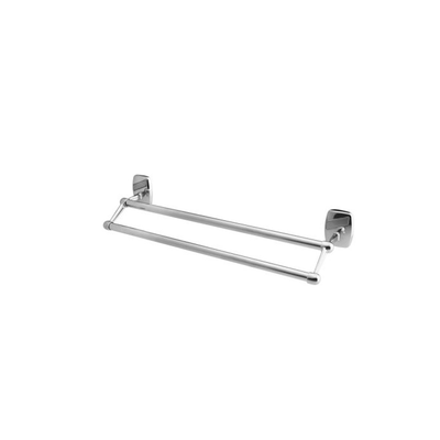 Bath hanger metallic silver oregon 61cm