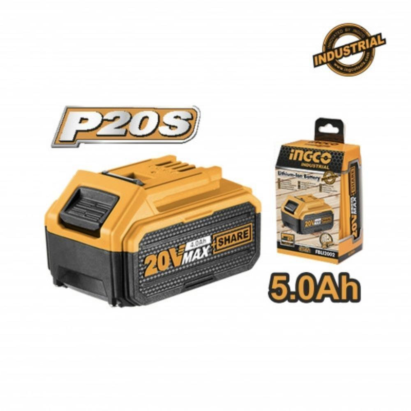 Ingco fbli2003 20v lithium-ion 5ah battery, , medium-null