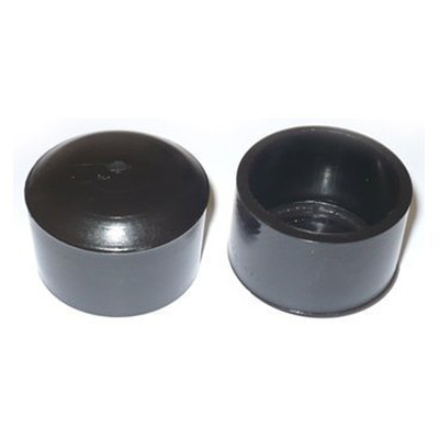 Black rubber caps clips:16mm, , medium