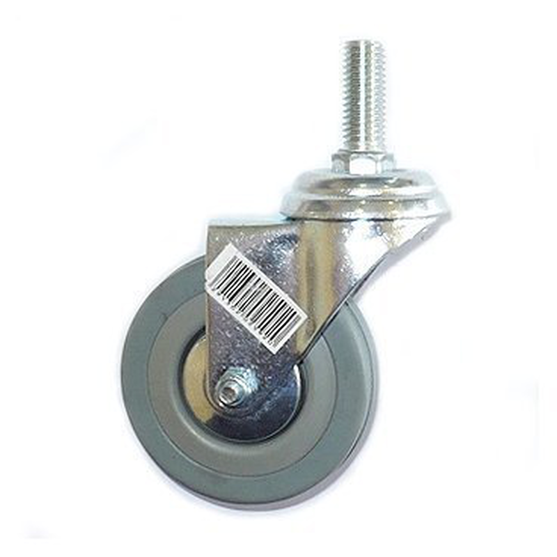 Industrial castor with pp core wheel swivel, rigid & threaded size:50mm (60kg), , medium-null