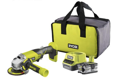 R18ag-140s - angle grinder starter kit 18v one+ 115mm (171410), , medium