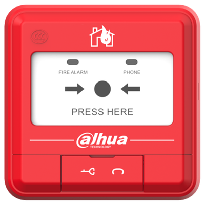 Dahua conventional fire alarm manual call point with base hy-c121, , medium