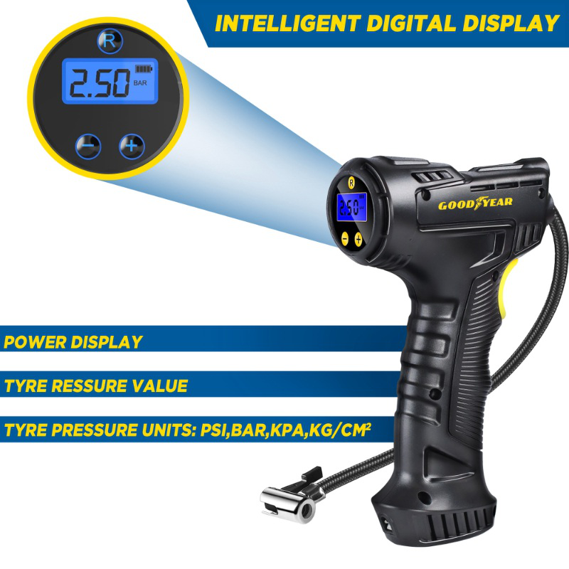 Goodyear ασυρματη αντλια αερα βαριας χρησης 50w, , medium image number null