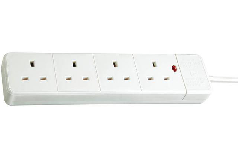 Extension socket 4 way - 2 meter brennenstuhl, , medium image number null