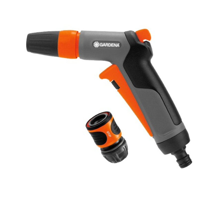 Gardena spray gun with stop connector, , medium-null