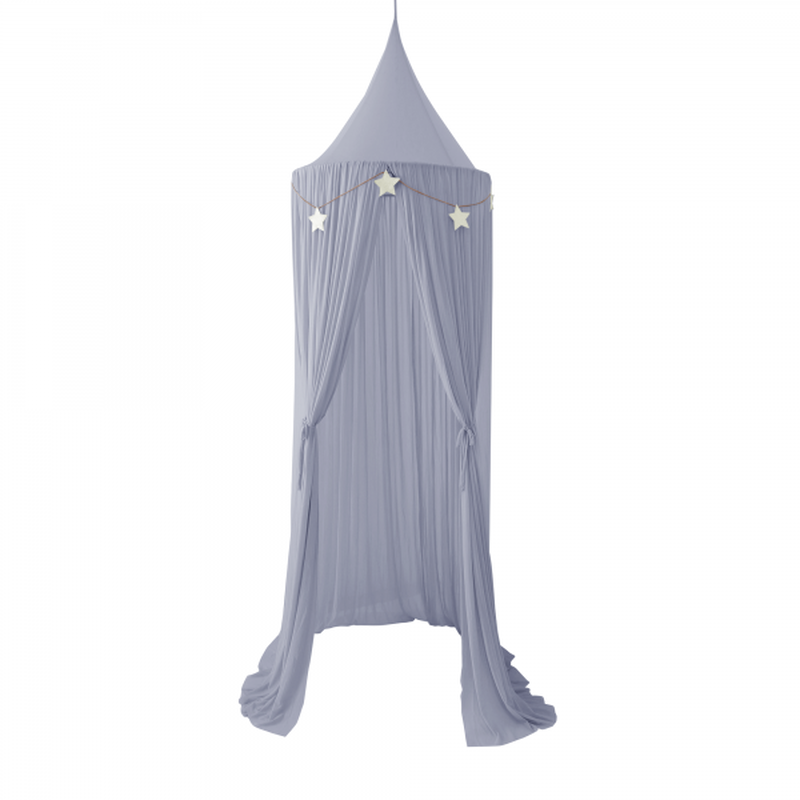 Spinkie sheer canopy in mist + 1 star garland, , medium-null