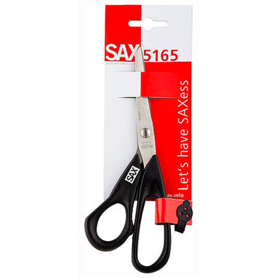 Sax office scissors 215mm black, , medium