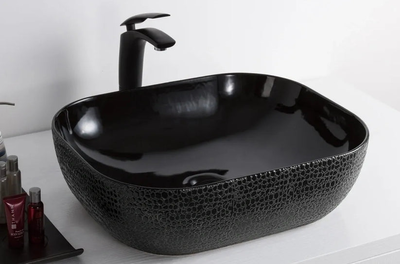 Lea black art basin 505x405x135mm, , medium
