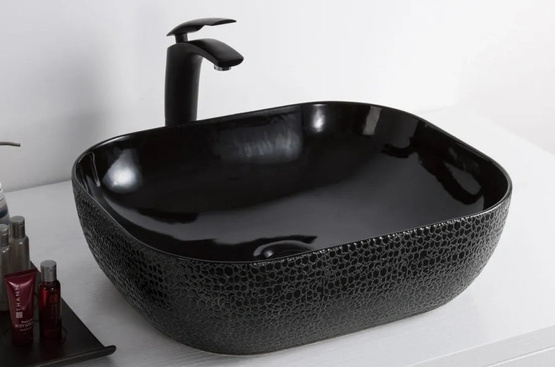 Lea black art basin 505x405x135mm, , medium-null