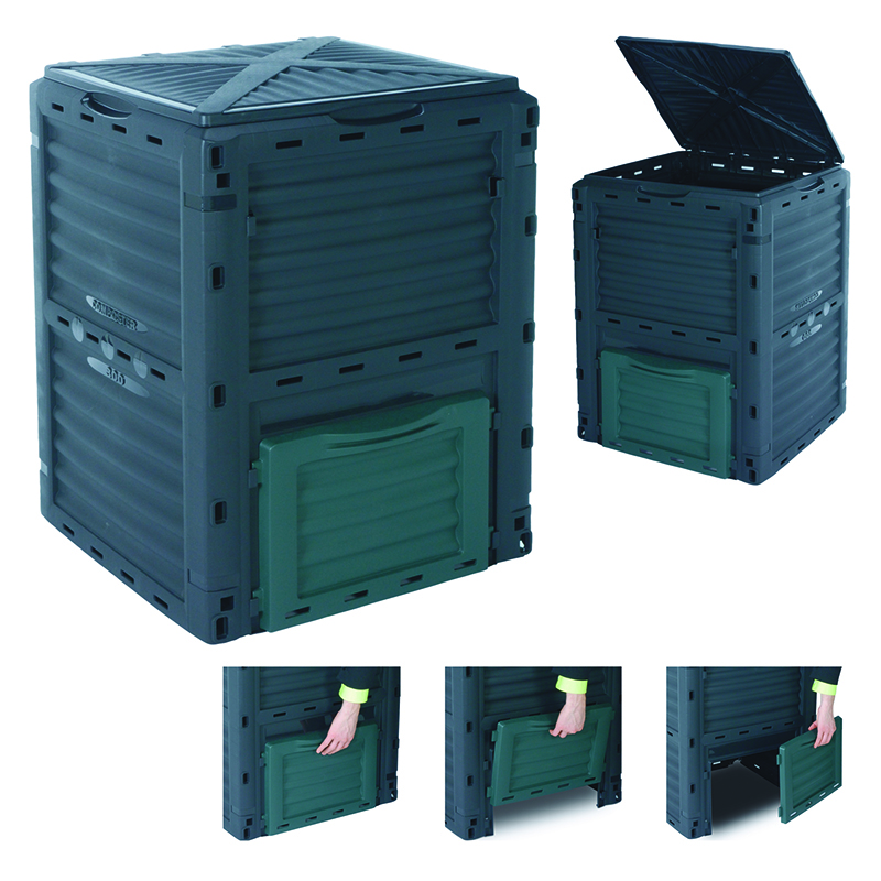 Eco friendly garden composter bin organic waste 300l, , medium image number null