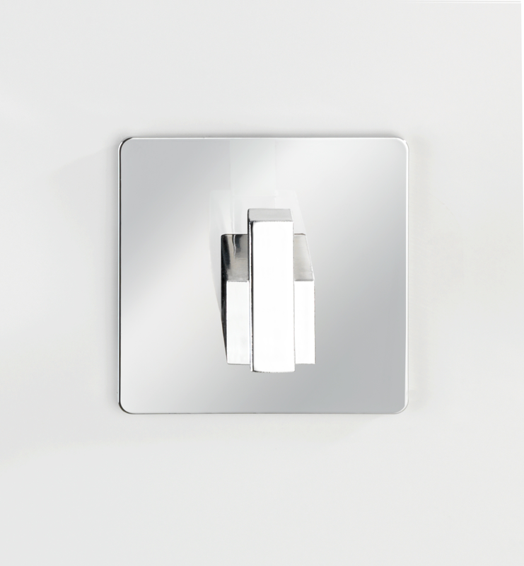 Wenko turboloc stainless steel hook quadrato 1pc, , medium-null