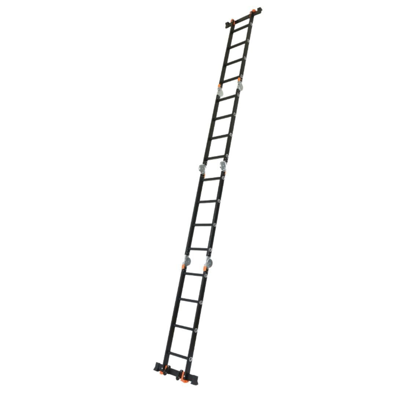 Product image: Palbest πολυμορφική σκάλα αλουμινίου 4×4 με ενισχυμένες κλειδώσεις και φαρδιά σκαλοπάτια & μέγιστη αντοχή 150kg, , medium-null