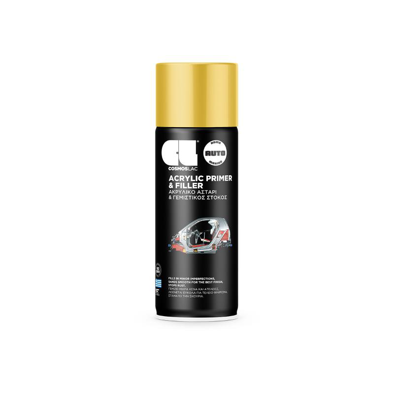 Product image: Cosmoslac filler acrylic prime spray 400ml - gray, , medium-null