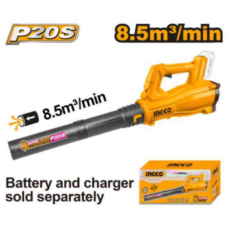 Ingco cabli20323 cordless garden blower 20v solo, , medium-null