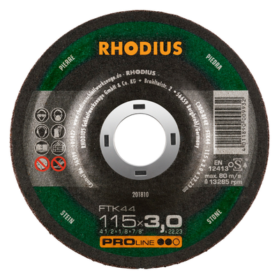 Rhodius disc ftk44 115x3mm cutting stone, , medium