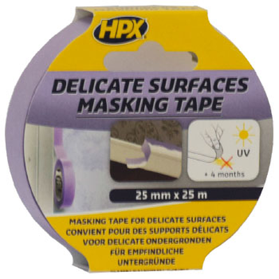 Hpx masking uv tape purple 25mmx50m, , medium