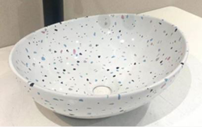 Mia marble art basin 410x340x150mm