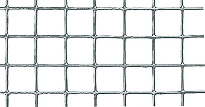 Verdemax metal sq net 1x5m grey