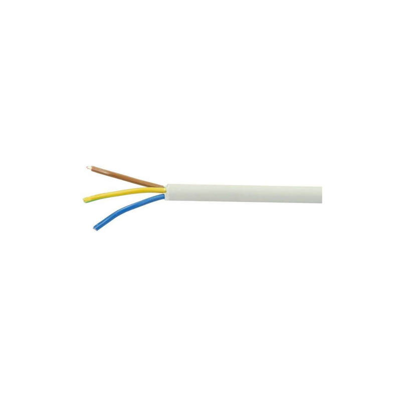 Cable flexible white  3x1.5mm / m image number null