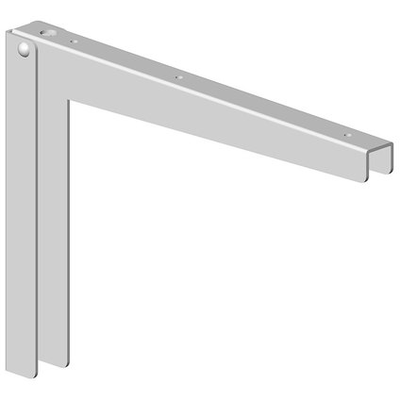 Element folding bracket 38cm aluminium