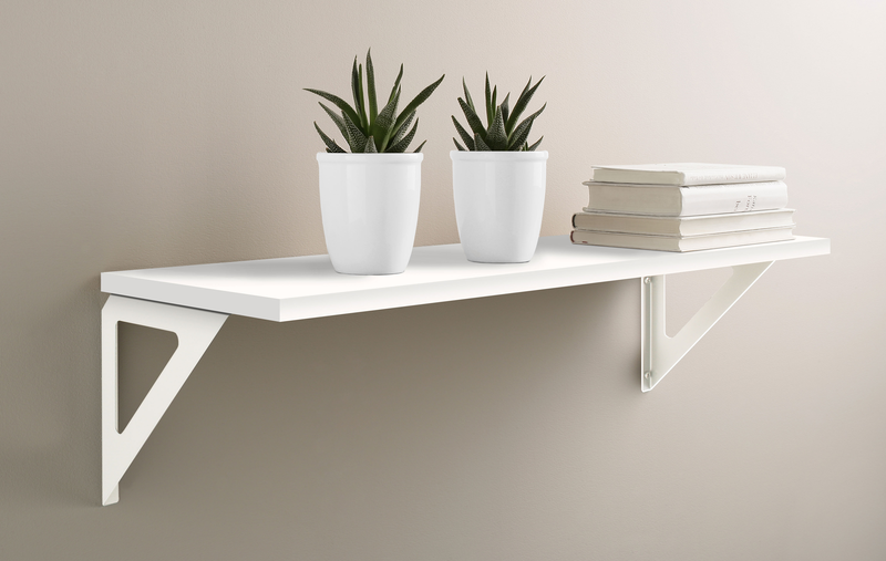 Product image: Σετ ραφιων 'ela' 80x20cm λευκο, , medium-null