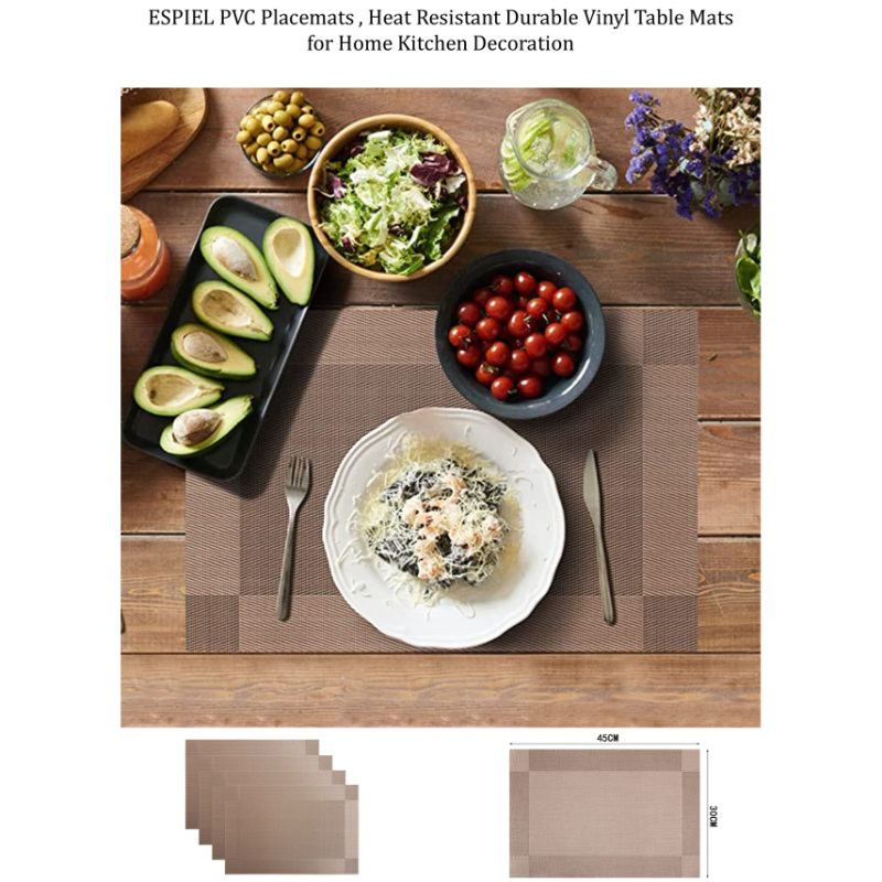 Product image: Espiel placemat 45x30cm - beige, , medium-null