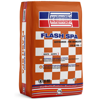 Paralimnitiko wall leveling compound flash spa fine white 10kg, , medium