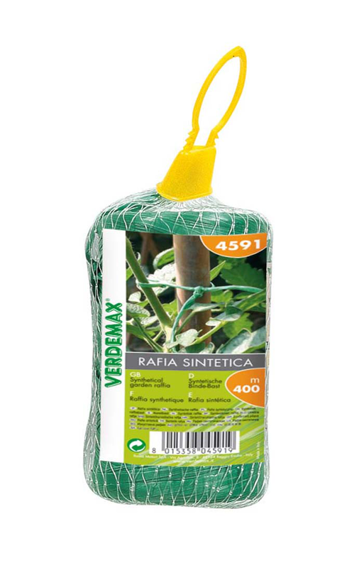 Verdemax syntethic raffia green coil 400m, , medium-null