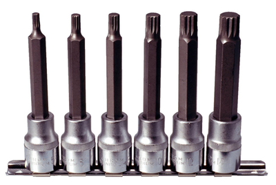 Long xzn bit socket set 1/2 (136156), , medium