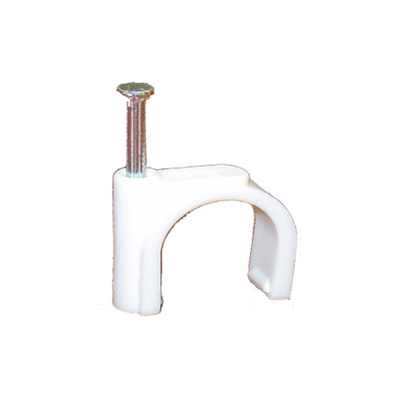 Pvc sclips with nail d21-d22-null