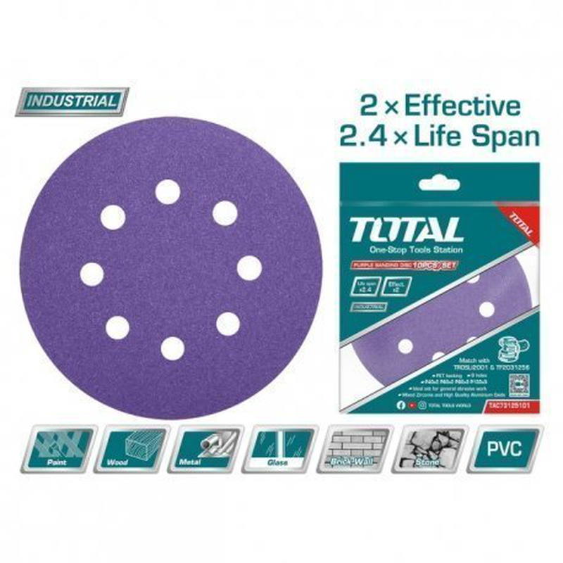 Product image: Purple sanding disc, , medium-null